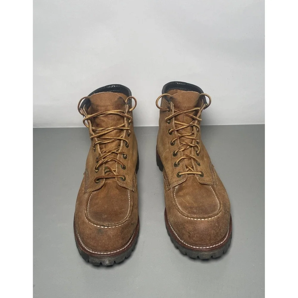 RED WING J CREW ROUGHNECK MOC TOE BOOTS 11.5D Limited Edition